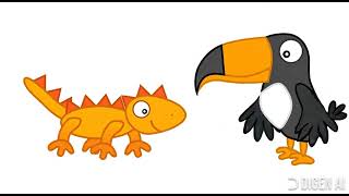 A Lizard Meets A Toucan The Sora 2 Series