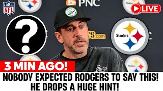 BREAKING! WHAT AARON RODGERS JUST SAID AFTER THE GAME WILL SHOCK STEELERS FANS! HUGE STEELERS NEWS!