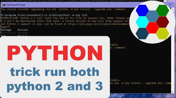 Trick To Run Both Python 3 and Python 2 On Windows