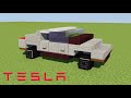 ✔ Minecraft | Tesla CyberTruck Yapımı / Tutorial