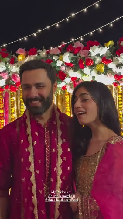 Ahmed Ali Akbar prized romantic dholki video #ahmedaliakbar #parizaddrama