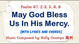 Video thumbnail of "for 1 January 2023 Mass | Psalm 67: May God Bless Us In His Mercy."