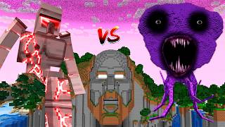 Mega Titan Mobs vs All Horror Mobs Inside Temple of Notch