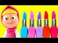 FUNNY KIDS TRY NEW MAKEUP  ❤ Play Doh Cartoons For Kids