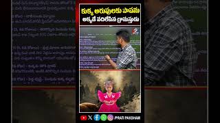 కుక్క అరుపులకు పాపను అక్కడే వదిలేసిన గ్రామస్తుడు #kakinadajahnavi #tuni #viralvideo #prathipaksham