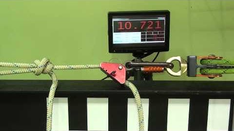 New 11mm rope with MicroScender - sheath failure @ 11.30kN