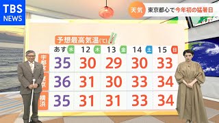 【８月１１日関東の天気予報】あすも厳しい暑さ続く