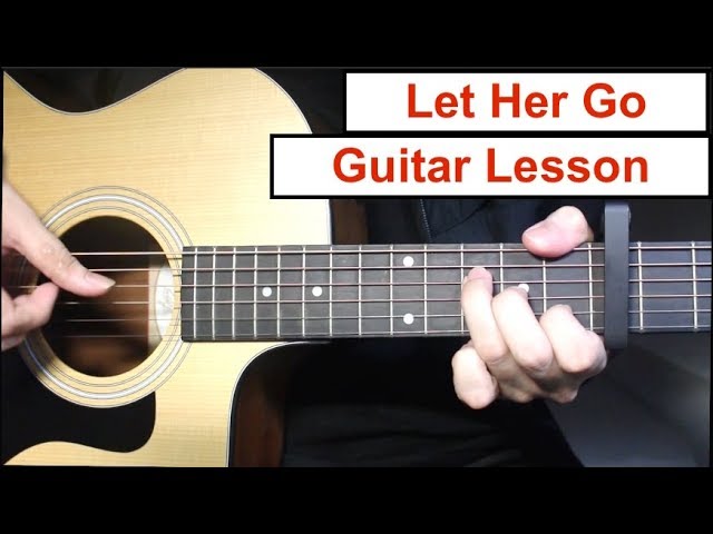 Passenger - Let Her Go | Guitar Lesson (Fingerpicking Intro u0026 Chords Strumming) Tutorial class=