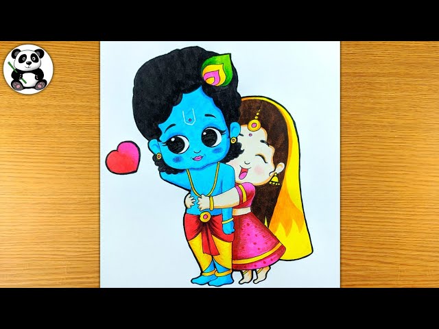 Krishna drawing HD wallpapers | Pxfuel