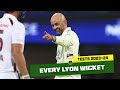 Every wicket Evergreen Lyon storms past 500  Best of Summer 2023 24