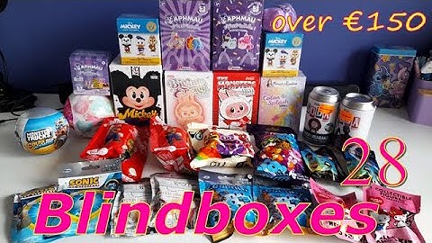 28 Blindboxes over €150 - Meemeows -color splash -Labubu - Funko pop- en nog veel meer