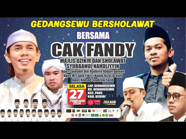 #LiVE CAK FANDY BERSHOLAWAT || 27 Februari 2024 || Bersama warga Gedangsewu Pare Kediri class=