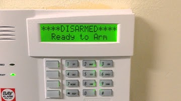 How to Arm and Disarm Bay Alarm via keypad.