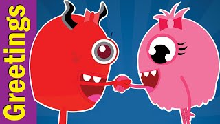 Hello, Nice to Meet You Song | Greetings Song for Children | Fun Kids English Resimi