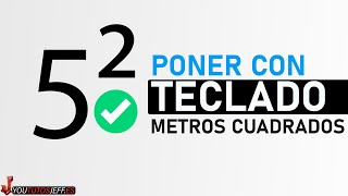 Poner Metros Cuadrados Con El Teclado 