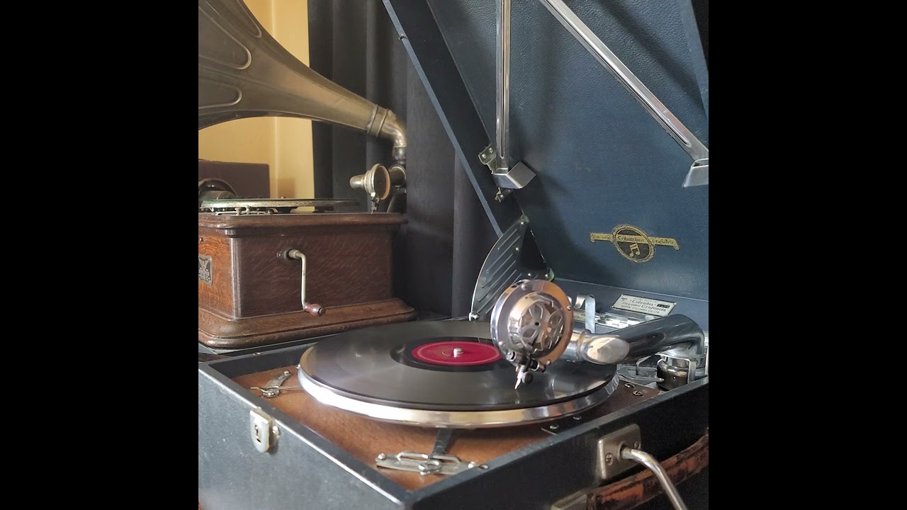 美ち奴 ♪ほめて下さい♪ 1939年 78rpm record. Columbia Model No G ｰ