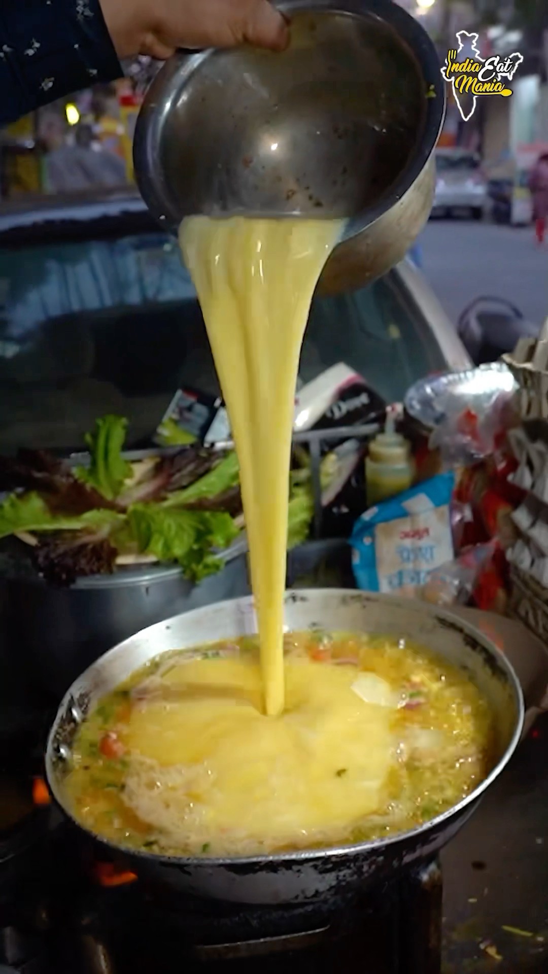 30 Eggs Wala Biggest Cheese Pizza Omelette Rs. 850/- Only #delhi #shorts