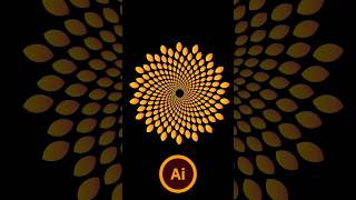 Create mandala Design in simple steps tips and tricks Adobe illustrator #shortvideo #shortsvideo