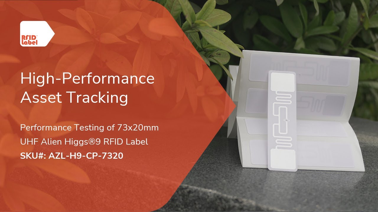 Performance Test of 73x20mm UHF Alien Higgs 9 RFID Label - YouTube