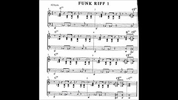 Andrew D. Gordon - riff 1 - jazz funk - tutorial lesson keyboard piano