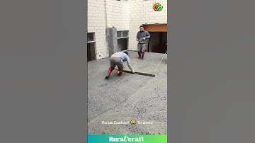 This Concrete Floor Work is Next Level Satisfying! 🤩 Level Up! #oddlysatisfying #construction