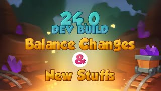 24.0 - Balance Changes and New Stuffs | DEV BUILD & Not Final | Rush Royale