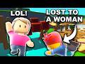 When A Lady Beats You In A Game! [Stumble Guys Funny Moments]