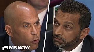 Booker BLASTS Patel as an 'incompetent LACKEY': 'Like an 18-year-old kid who wants to join a frat'
