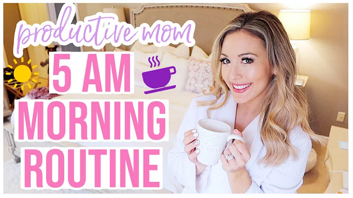 5 AM PRODUCTIVE MOM MORNING ROUTINE | MORNING SCHE...