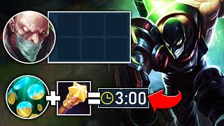 THIS ZERO ITEM SINGED START IS 5000 IQ (GET BLASTING WAND AT 3 MINUTES) - League of Legends