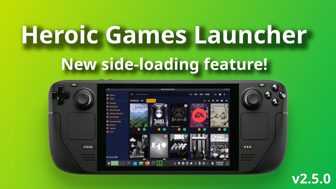 Heroic Games Launcher 2.5.0 Beta 2 Improves Steam Deck Compatibility,  Revamps Settings UI :: Linux Gaming Central