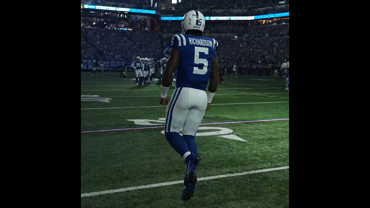 Anthony Richardson's NFL debut tunnel run-out