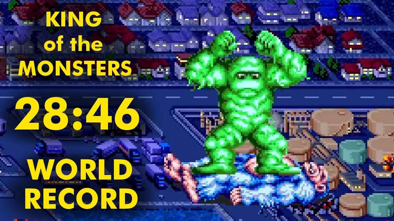 WR] 28:46 King of the Monsters Speedrun (Arcade) - YouTube