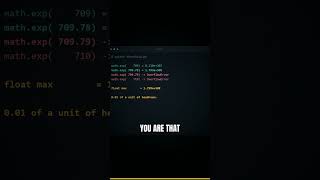 OverflowError: math range error — your softmax dies at 709.79