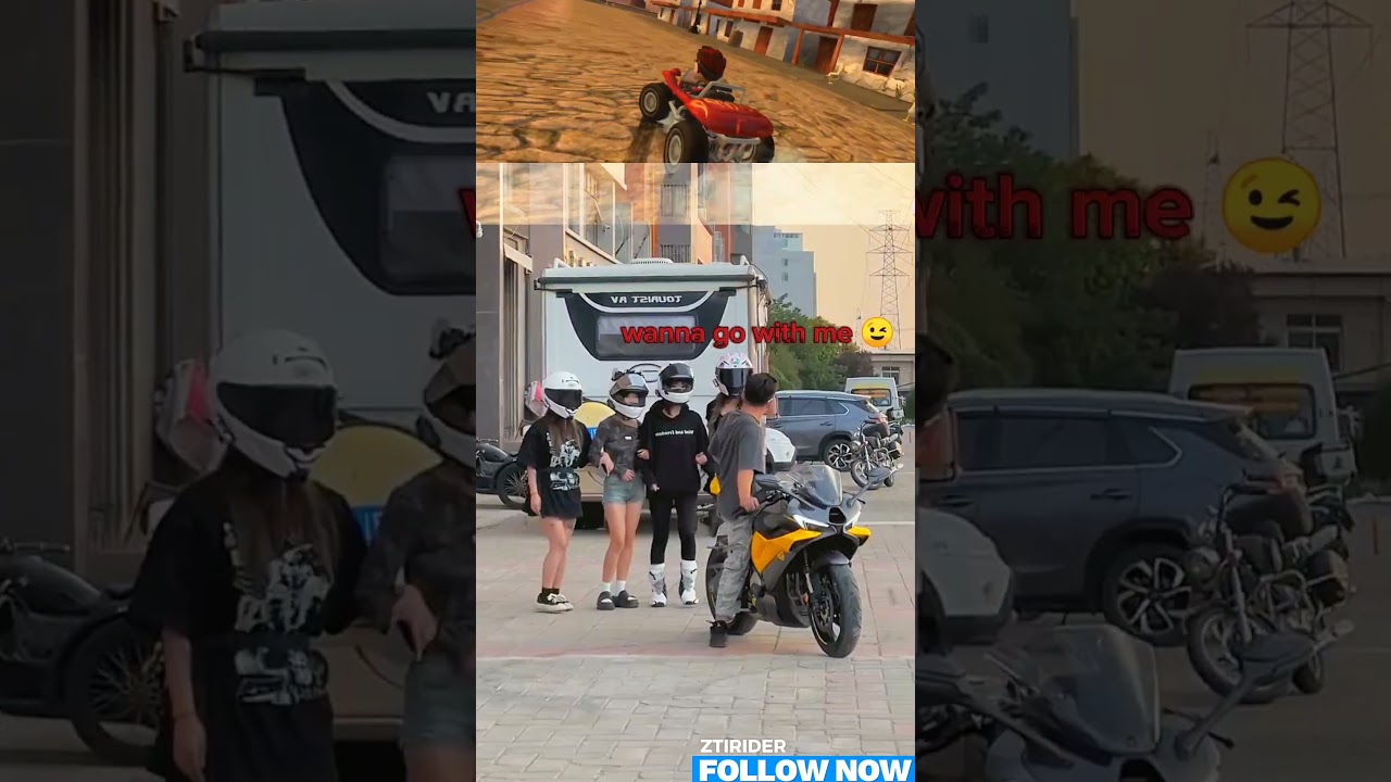 they are jealous on her luck 😎🏍️#race #ktm #bikers #duke #wait #girlrider #fyp