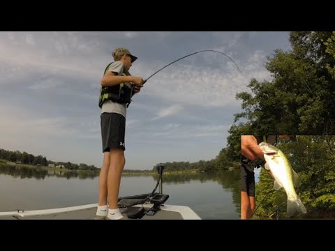 First video bass fishing!