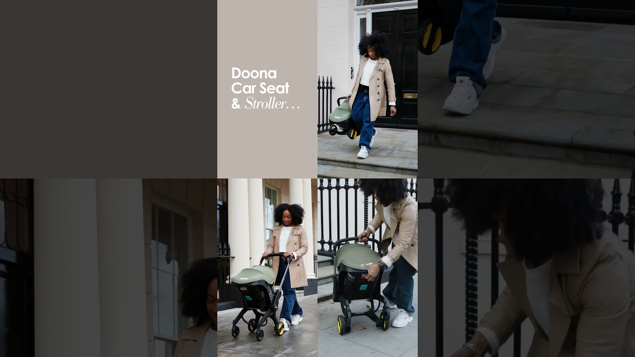 doona ベビーカー　チャイルドシート　カーキ チャイルドシートと兼用できるベビーカー doona（ドゥーナ