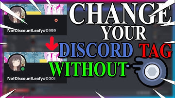 HOW TO CHANGE YOUR DISCORD TAG WITHOUT NITRO