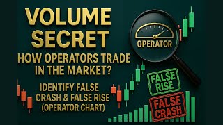 Volume Secret: How Operators Trade the Market | Spot False Crash &amp; False Rise (Operator Chart)