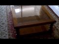 Mesa madera encina encino rectangular de centro mesita