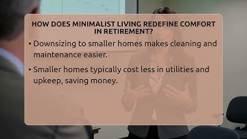 How Does Minimalist Living Redefine Comfort In Retirement? - Get Retirement Help