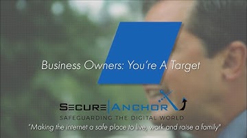 Business Owners: You’re A Target - Dr Eric Cole’s Security Tips