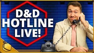 Answering your Dungeon Master Questions | D&amp;D Hotline 11/1/23