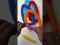 ✨ Relaxing POP Tube Sounds &amp; Color Magic 🌈✨ #asmr #poptube #shorts