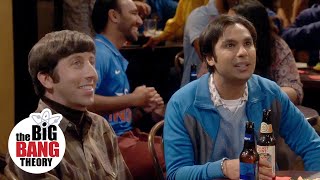 Howard & Raj Watch Cricket | The Big Bang Theory