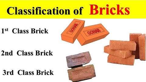 classification of Bricks