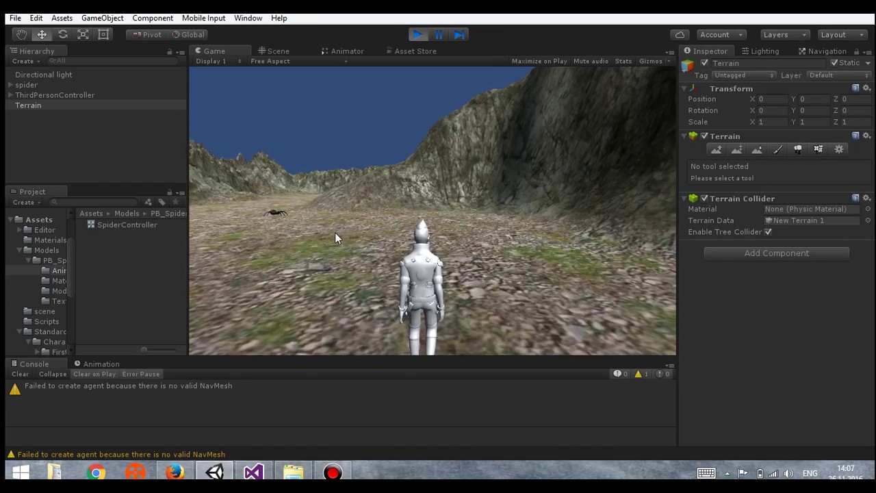 Урок по Unity. Часть 1. Преследование персонажа мобом - YouTube