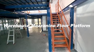 Warehouse Mezzanine Floor Platform Storage System