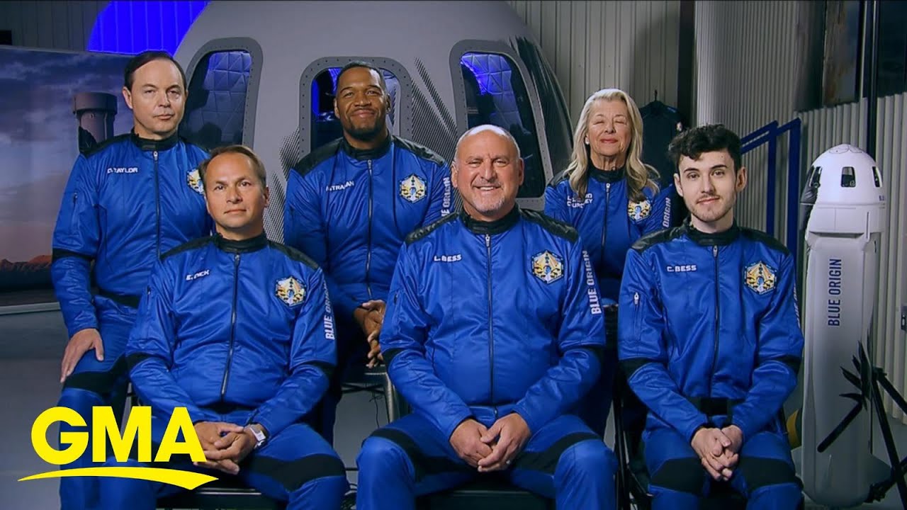 Michael Strahan And Crewmembers Talk Final Preparations Ahead Of Space Launch L Gma Youtube