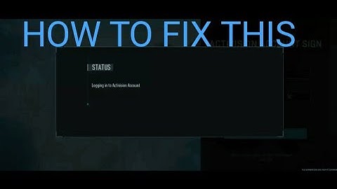 How to fix Logging into Activation Account| WARZONE MOBILE